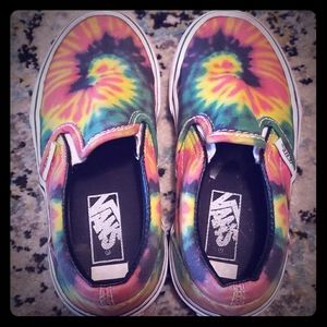 Slip on tie-dye sneakers